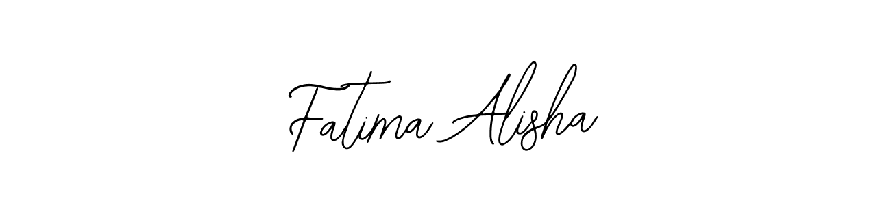 Make a beautiful signature design for name Fatima Alisha. With this signature (Bearetta-2O07w) style, you can create a handwritten signature for free. Fatima Alisha signature style 12 images and pictures png