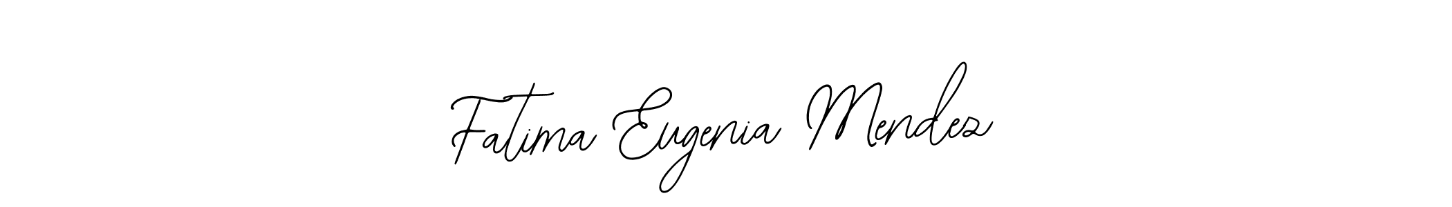 Design your own signature with our free online signature maker. With this signature software, you can create a handwritten (Bearetta-2O07w) signature for name Fatima Eugenia Mendez. Fatima Eugenia Mendez signature style 12 images and pictures png