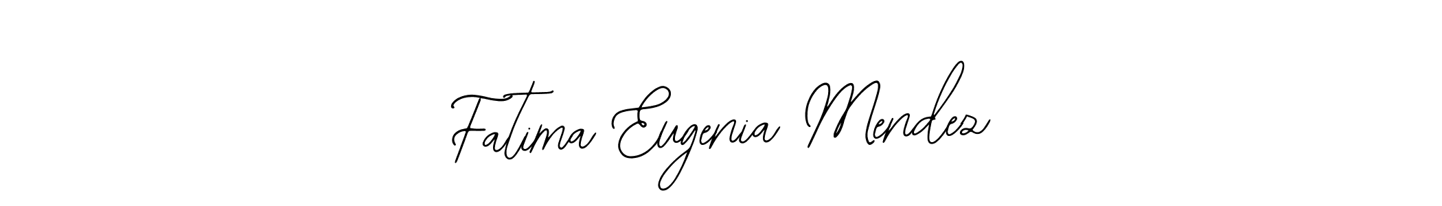 Create a beautiful signature design for name Fatima Eugenia Mendez. With this signature (Bearetta-2O07w) fonts, you can make a handwritten signature for free. Fatima Eugenia Mendez signature style 12 images and pictures png