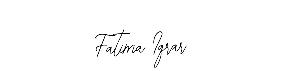 Also You can easily find your signature by using the search form. We will create Fatima Iqrar name handwritten signature images for you free of cost using Bearetta-2O07w sign style. Fatima Iqrar signature style 12 images and pictures png