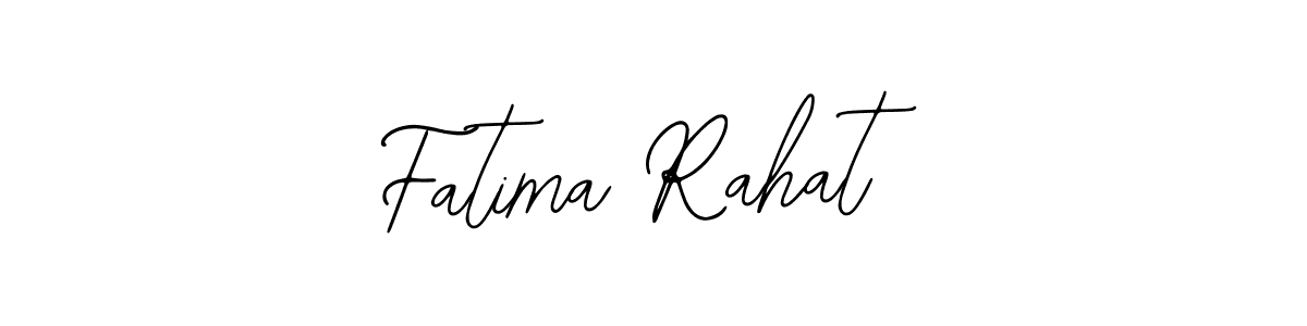 How to make Fatima Rahat name signature. Use Bearetta-2O07w style for creating short signs online. This is the latest handwritten sign. Fatima Rahat signature style 12 images and pictures png