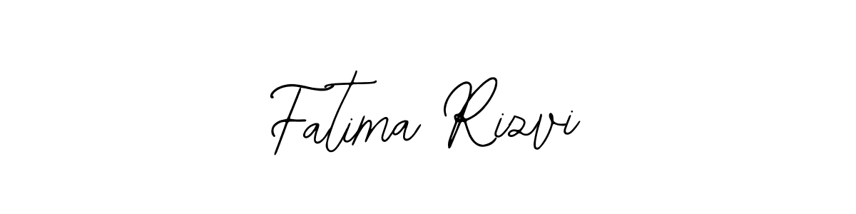 How to make Fatima Rizvi name signature. Use Bearetta-2O07w style for creating short signs online. This is the latest handwritten sign. Fatima Rizvi signature style 12 images and pictures png