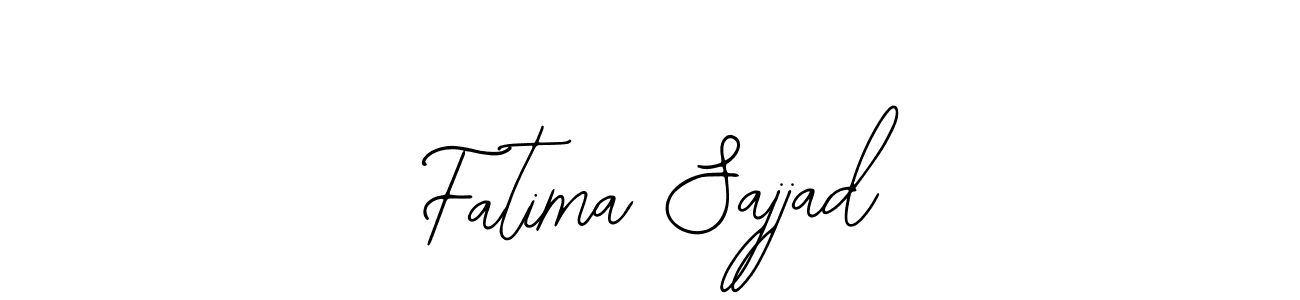 Design your own signature with our free online signature maker. With this signature software, you can create a handwritten (Bearetta-2O07w) signature for name Fatima Sajjad. Fatima Sajjad signature style 12 images and pictures png