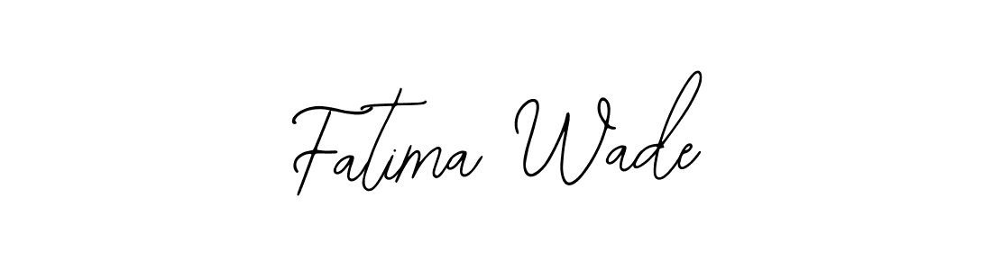 Design your own signature with our free online signature maker. With this signature software, you can create a handwritten (Bearetta-2O07w) signature for name Fatima Wade. Fatima Wade signature style 12 images and pictures png