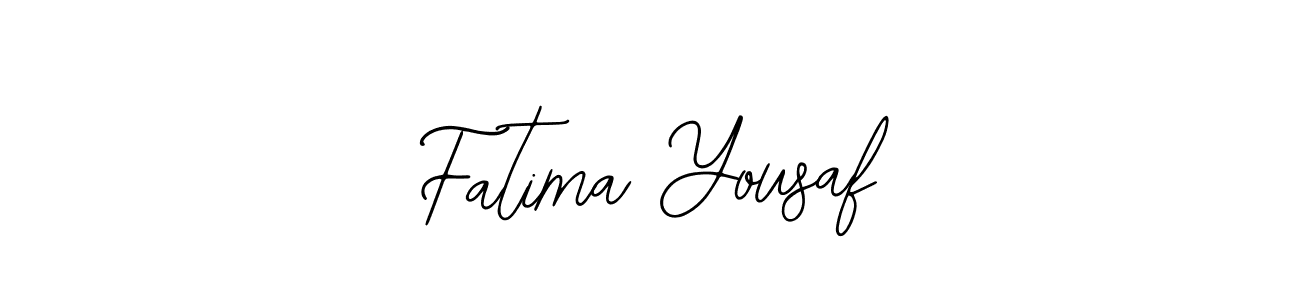 Design your own signature with our free online signature maker. With this signature software, you can create a handwritten (Bearetta-2O07w) signature for name Fatima Yousaf. Fatima Yousaf signature style 12 images and pictures png