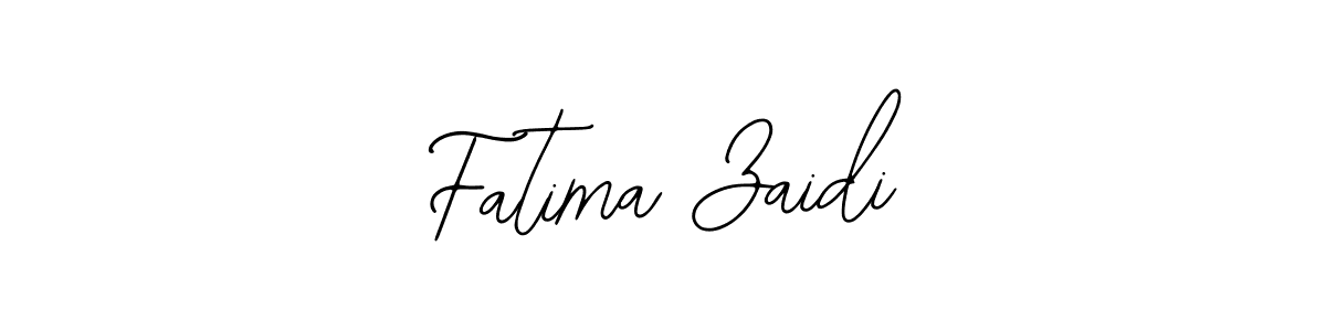 Make a beautiful signature design for name Fatima Zaidi. With this signature (Bearetta-2O07w) style, you can create a handwritten signature for free. Fatima Zaidi signature style 12 images and pictures png