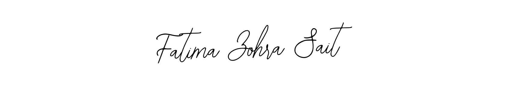 Fatima Zohra Sait stylish signature style. Best Handwritten Sign (Bearetta-2O07w) for my name. Handwritten Signature Collection Ideas for my name Fatima Zohra Sait. Fatima Zohra Sait signature style 12 images and pictures png