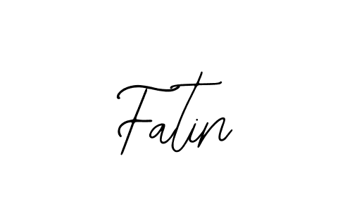 Use a signature maker to create a handwritten signature online. With this signature software, you can design (Bearetta-2O07w) your own signature for name Fatin. Fatin signature style 12 images and pictures png