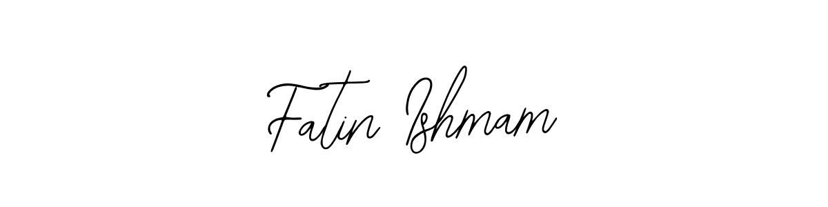 Also You can easily find your signature by using the search form. We will create Fatin Ishmam name handwritten signature images for you free of cost using Bearetta-2O07w sign style. Fatin Ishmam signature style 12 images and pictures png