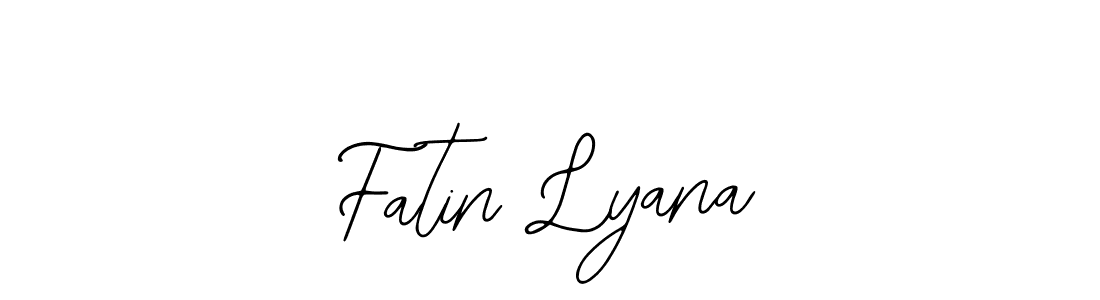 Use a signature maker to create a handwritten signature online. With this signature software, you can design (Bearetta-2O07w) your own signature for name Fatin Lyana. Fatin Lyana signature style 12 images and pictures png