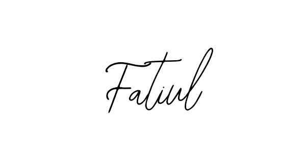 Make a beautiful signature design for name Fatiul. Use this online signature maker to create a handwritten signature for free. Fatiul signature style 12 images and pictures png