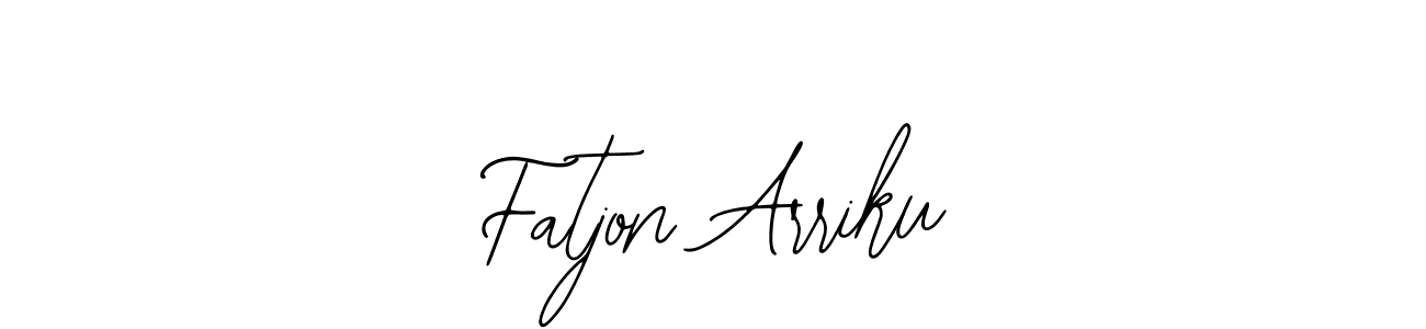 This is the best signature style for the Fatjon Arriku name. Also you like these signature font (Bearetta-2O07w). Mix name signature. Fatjon Arriku signature style 12 images and pictures png