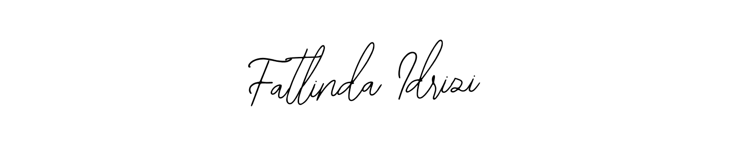 How to make Fatlinda Idrizi name signature. Use Bearetta-2O07w style for creating short signs online. This is the latest handwritten sign. Fatlinda Idrizi signature style 12 images and pictures png