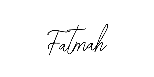 Design your own signature with our free online signature maker. With this signature software, you can create a handwritten (Bearetta-2O07w) signature for name Fatmah. Fatmah signature style 12 images and pictures png