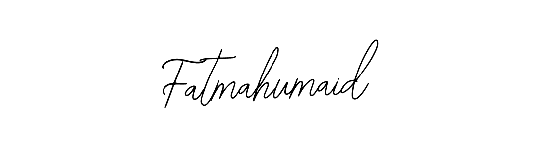 Also we have Fatmahumaid name is the best signature style. Create professional handwritten signature collection using Bearetta-2O07w autograph style. Fatmahumaid signature style 12 images and pictures png