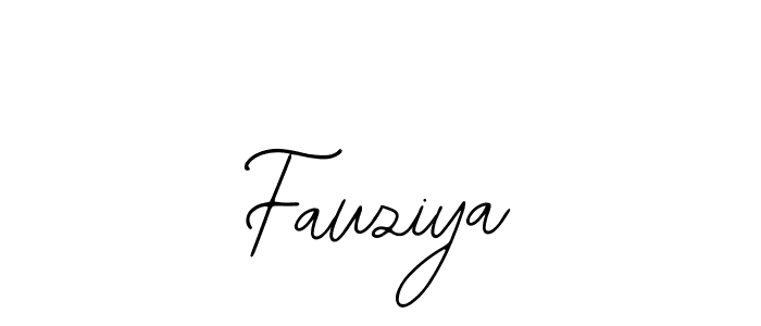 How to make Fauziya name signature. Use Bearetta-2O07w style for creating short signs online. This is the latest handwritten sign. Fauziya signature style 12 images and pictures png