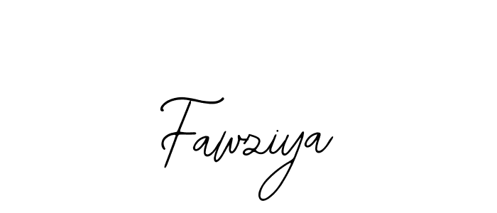 How to make Fawziya name signature. Use Bearetta-2O07w style for creating short signs online. This is the latest handwritten sign. Fawziya signature style 12 images and pictures png