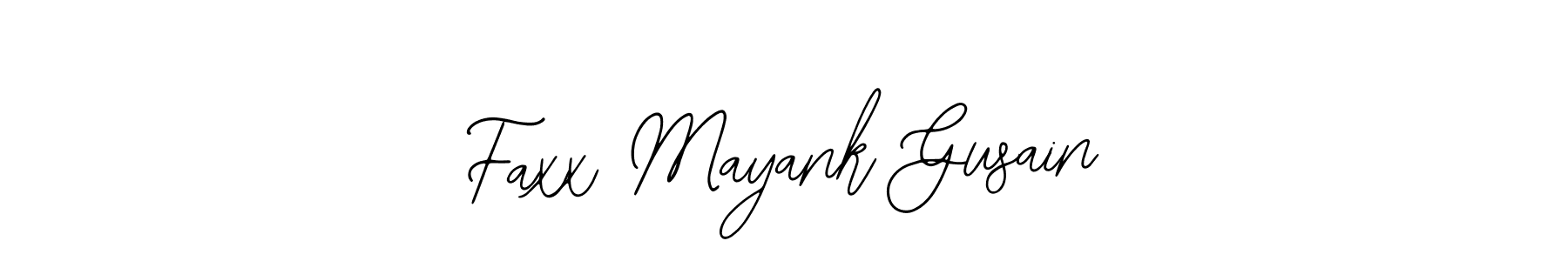 if you are searching for the best signature style for your name Faxx Mayank Gusain. so please give up your signature search. here we have designed multiple signature styles  using Bearetta-2O07w. Faxx Mayank Gusain signature style 12 images and pictures png
