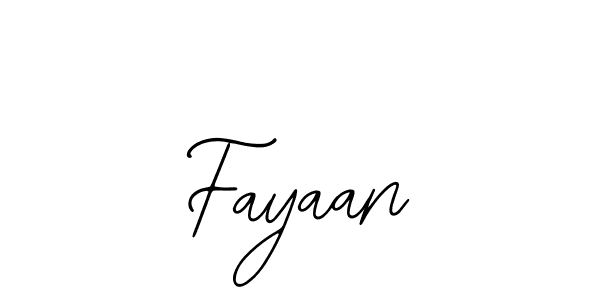 Design your own signature with our free online signature maker. With this signature software, you can create a handwritten (Bearetta-2O07w) signature for name Fayaan. Fayaan signature style 12 images and pictures png