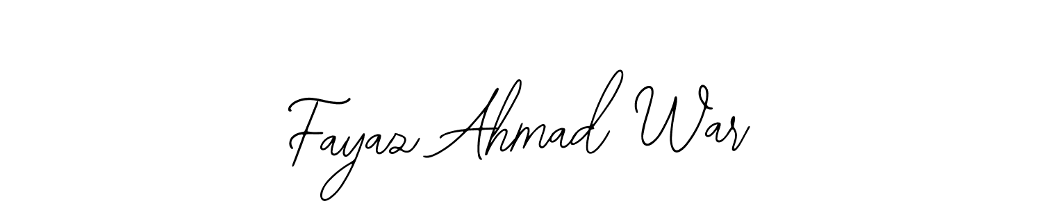 It looks lik you need a new signature style for name Fayaz Ahmad War. Design unique handwritten (Bearetta-2O07w) signature with our free signature maker in just a few clicks. Fayaz Ahmad War signature style 12 images and pictures png