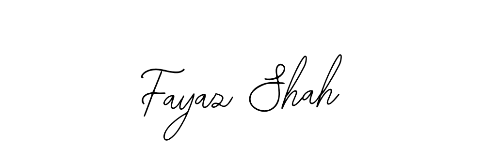 Use a signature maker to create a handwritten signature online. With this signature software, you can design (Bearetta-2O07w) your own signature for name Fayaz Shah. Fayaz Shah signature style 12 images and pictures png