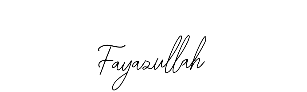 Use a signature maker to create a handwritten signature online. With this signature software, you can design (Bearetta-2O07w) your own signature for name Fayazullah. Fayazullah signature style 12 images and pictures png