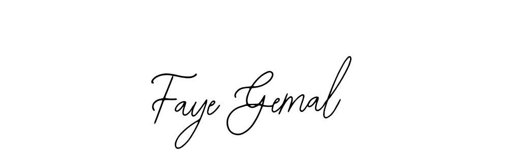 How to make Faye Gemal signature? Bearetta-2O07w is a professional autograph style. Create handwritten signature for Faye Gemal name. Faye Gemal signature style 12 images and pictures png