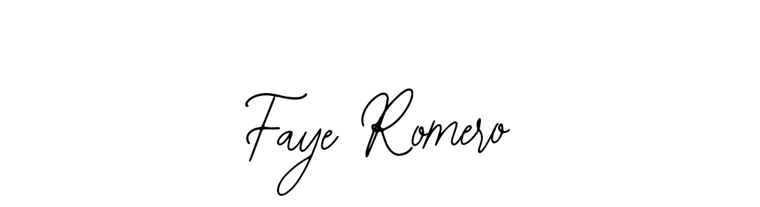 Use a signature maker to create a handwritten signature online. With this signature software, you can design (Bearetta-2O07w) your own signature for name Faye Romero. Faye Romero signature style 12 images and pictures png