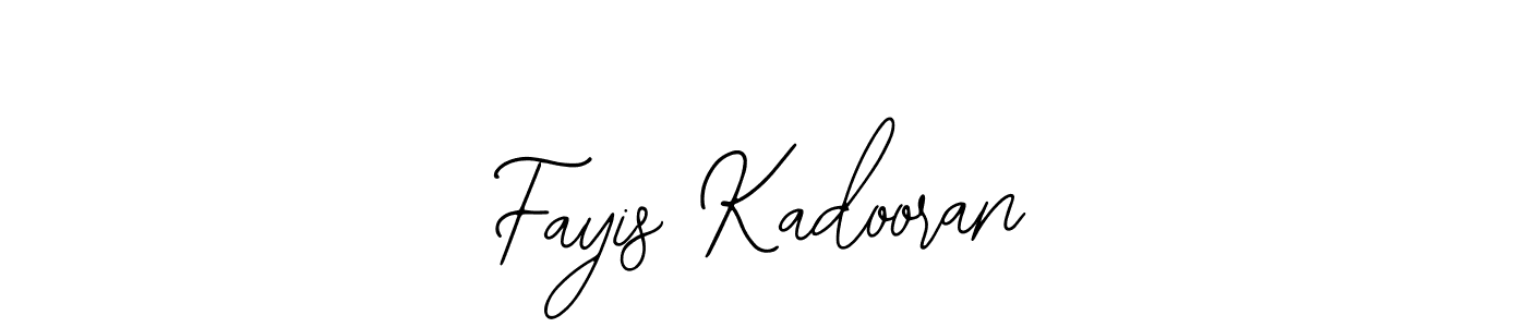 How to make Fayis Kadooran name signature. Use Bearetta-2O07w style for creating short signs online. This is the latest handwritten sign. Fayis Kadooran signature style 12 images and pictures png