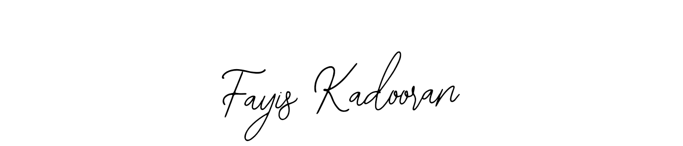 How to make Fayis Kadooran name signature. Use Bearetta-2O07w style for creating short signs online. This is the latest handwritten sign. Fayis Kadooran signature style 12 images and pictures png