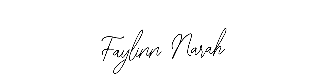How to make Faylinn Narah name signature. Use Bearetta-2O07w style for creating short signs online. This is the latest handwritten sign. Faylinn Narah signature style 12 images and pictures png