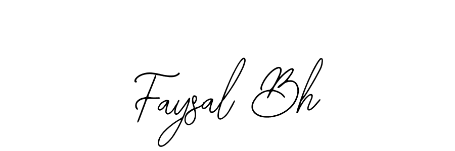 Use a signature maker to create a handwritten signature online. With this signature software, you can design (Bearetta-2O07w) your own signature for name Faysal Bh. Faysal Bh signature style 12 images and pictures png