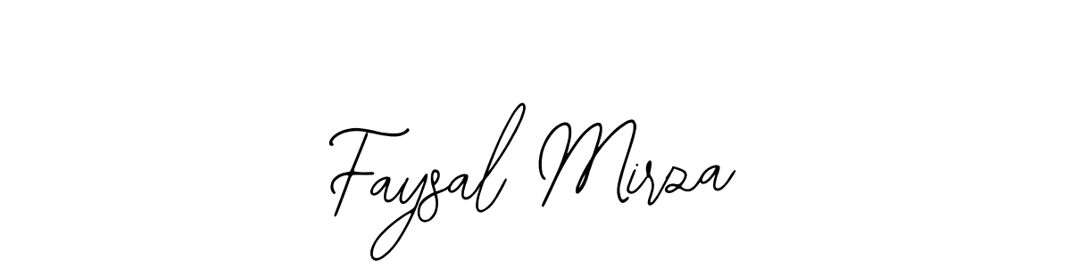 How to make Faysal Mirza name signature. Use Bearetta-2O07w style for creating short signs online. This is the latest handwritten sign. Faysal Mirza signature style 12 images and pictures png