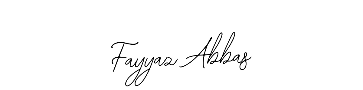 How to make Fayyaz Abbas name signature. Use Bearetta-2O07w style for creating short signs online. This is the latest handwritten sign. Fayyaz Abbas signature style 12 images and pictures png