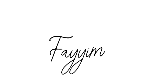 How to make Fayyim name signature. Use Bearetta-2O07w style for creating short signs online. This is the latest handwritten sign. Fayyim signature style 12 images and pictures png