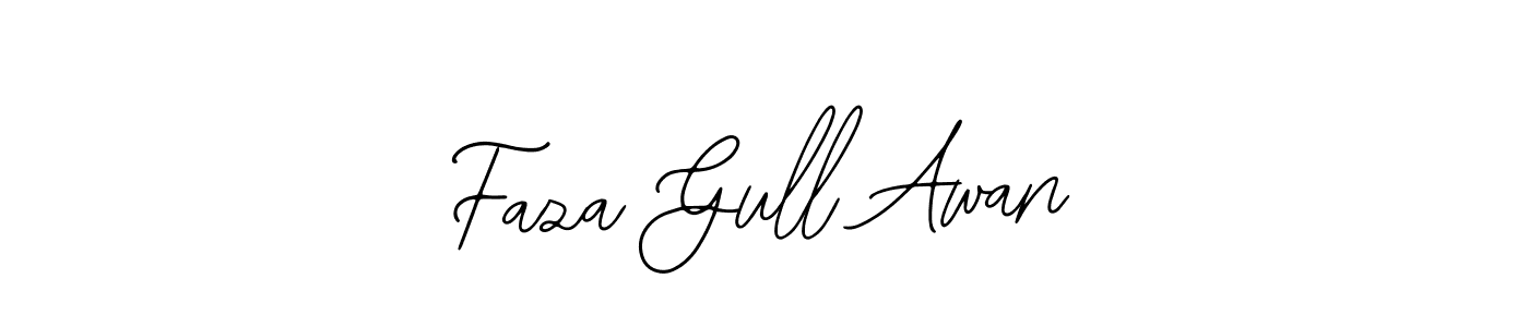 Design your own signature with our free online signature maker. With this signature software, you can create a handwritten (Bearetta-2O07w) signature for name Faza Gull Awan. Faza Gull Awan signature style 12 images and pictures png