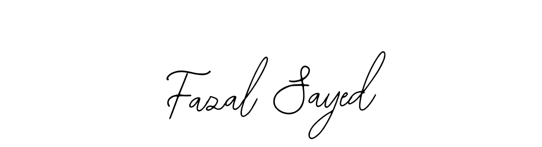 You should practise on your own different ways (Bearetta-2O07w) to write your name (Fazal Sayed) in signature. don't let someone else do it for you. Fazal Sayed signature style 12 images and pictures png
