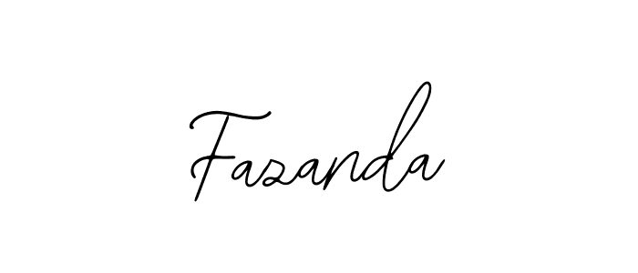 How to make Fazanda name signature. Use Bearetta-2O07w style for creating short signs online. This is the latest handwritten sign. Fazanda signature style 12 images and pictures png