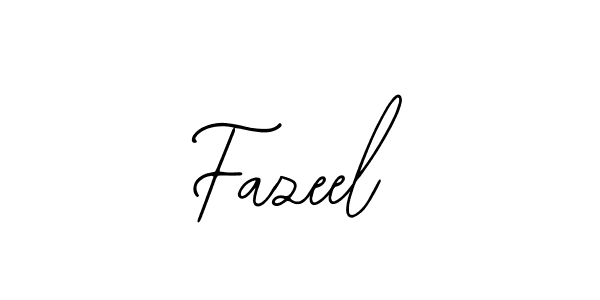 Use a signature maker to create a handwritten signature online. With this signature software, you can design (Bearetta-2O07w) your own signature for name Fazeel. Fazeel signature style 12 images and pictures png