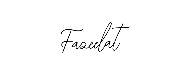 Make a beautiful signature design for name Fazeelat. Use this online signature maker to create a handwritten signature for free. Fazeelat signature style 12 images and pictures png