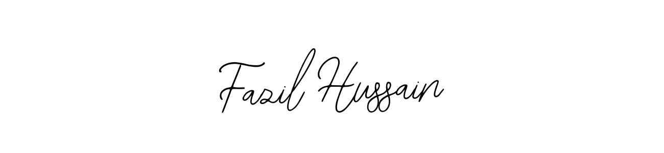 The best way (Bearetta-2O07w) to make a short signature is to pick only two or three words in your name. The name Fazil Hussain include a total of six letters. For converting this name. Fazil Hussain signature style 12 images and pictures png