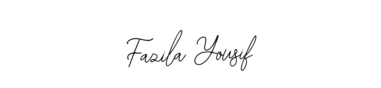 It looks lik you need a new signature style for name Fazila Yousif. Design unique handwritten (Bearetta-2O07w) signature with our free signature maker in just a few clicks. Fazila Yousif signature style 12 images and pictures png