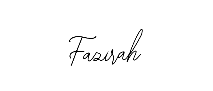 The best way (Bearetta-2O07w) to make a short signature is to pick only two or three words in your name. The name Fazirah include a total of six letters. For converting this name. Fazirah signature style 12 images and pictures png