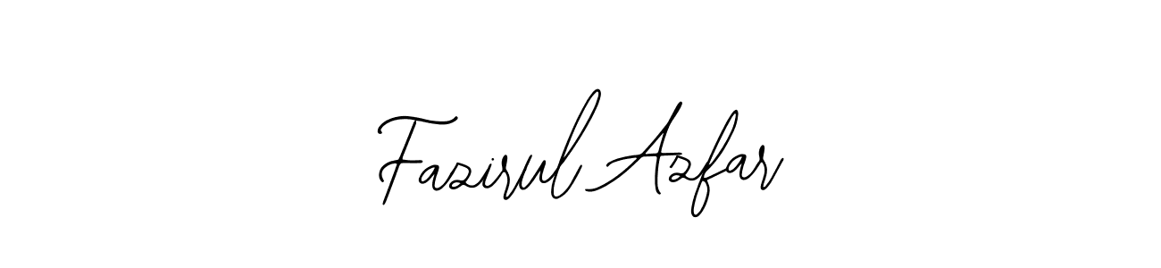 How to make Fazirul Azfar signature? Bearetta-2O07w is a professional autograph style. Create handwritten signature for Fazirul Azfar name. Fazirul Azfar signature style 12 images and pictures png