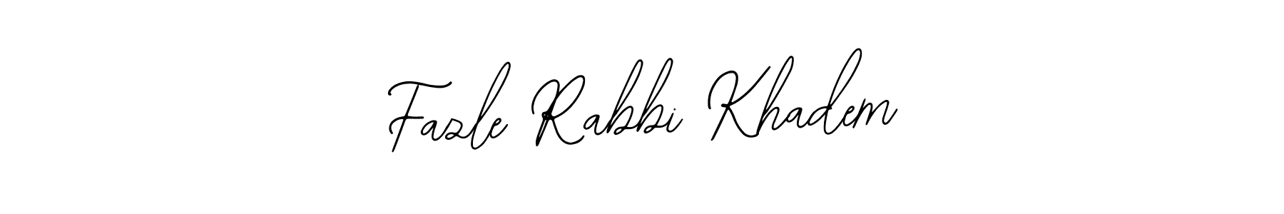 Design your own signature with our free online signature maker. With this signature software, you can create a handwritten (Bearetta-2O07w) signature for name Fazle Rabbi Khadem. Fazle Rabbi Khadem signature style 12 images and pictures png