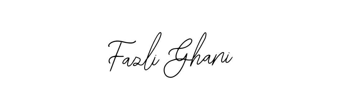 It looks lik you need a new signature style for name Fazli Ghani. Design unique handwritten (Bearetta-2O07w) signature with our free signature maker in just a few clicks. Fazli Ghani signature style 12 images and pictures png