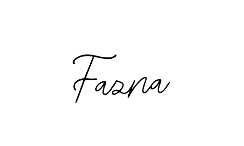 How to make Fazna name signature. Use Bearetta-2O07w style for creating short signs online. This is the latest handwritten sign. Fazna signature style 12 images and pictures png