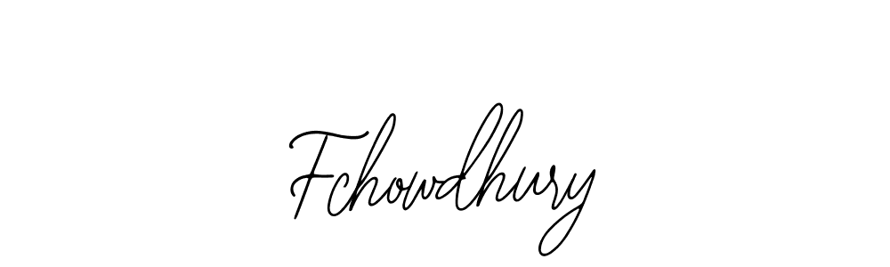 You should practise on your own different ways (Bearetta-2O07w) to write your name (Fchowdhury) in signature. don't let someone else do it for you. Fchowdhury signature style 12 images and pictures png