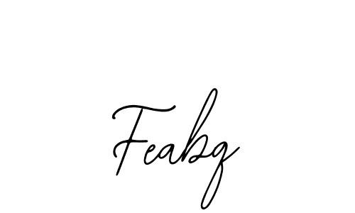 How to make Feabq name signature. Use Bearetta-2O07w style for creating short signs online. This is the latest handwritten sign. Feabq signature style 12 images and pictures png