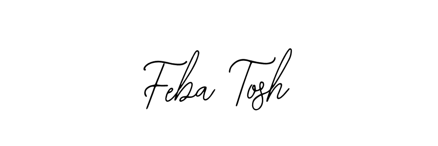 The best way (Bearetta-2O07w) to make a short signature is to pick only two or three words in your name. The name Feba Tosh include a total of six letters. For converting this name. Feba Tosh signature style 12 images and pictures png